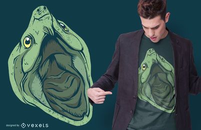 Snapping Turtle Head T-shirt Design Snapping Turtle Head T-shirt Design