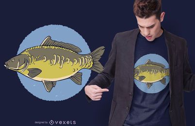 Mirror Carp T-shirt Design Mirror Carp T-shirt Design