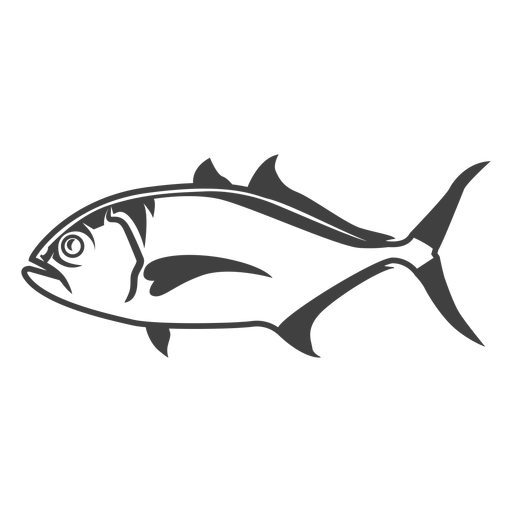 Amberjack Fisch Illustration PNG-Design