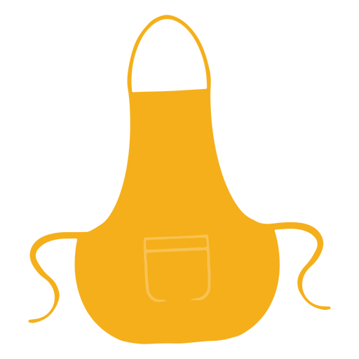 Apron kitchen pocket flat PNG Design