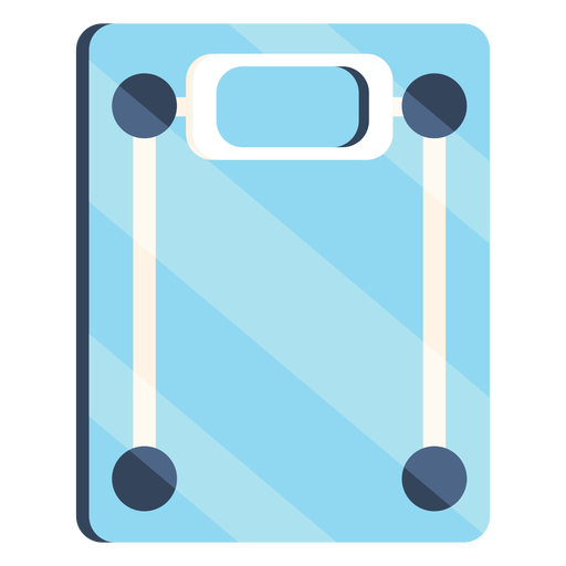 Bathroom scales colorful icon PNG Design
