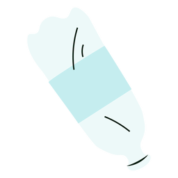 Ilustração colorida de garrafa de estimação Desenho PNG