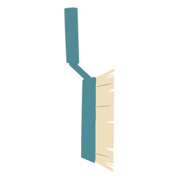 Cepillo de mano de limpieza plano Diseño PNG