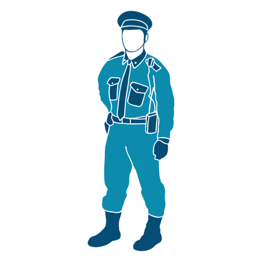 Cop Polizist Gesetz Illustration PNG-Design