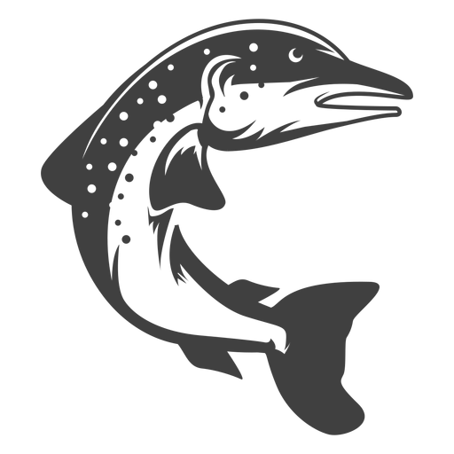 Ilustración de pez delfín Diseño PNG