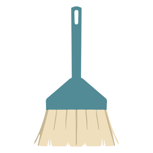Dust cleaning brush flat PNG Design
