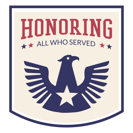 Download Eagle badge veterans day - Transparent PNG & SVG vector file