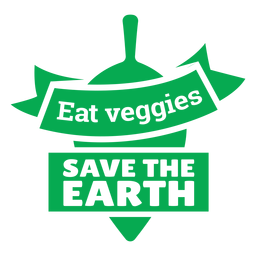 Crachá de comer vegetais verdes Desenho PNG