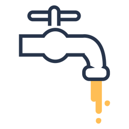 Icono de grifo de agua del grifo Diseño PNG