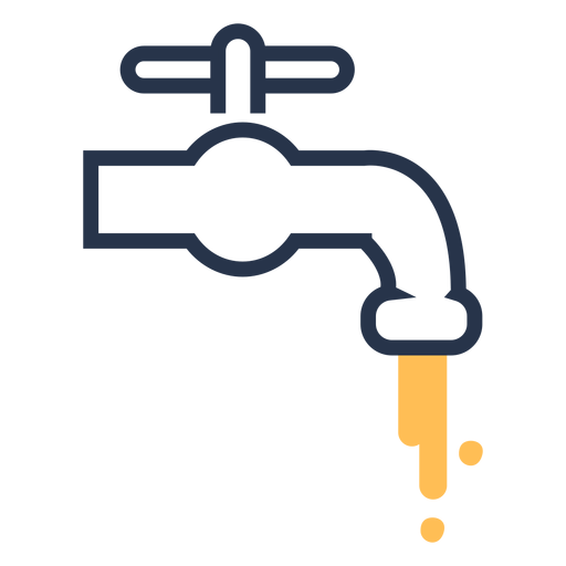 Icono de grifo de agua del grifo Diseño PNG