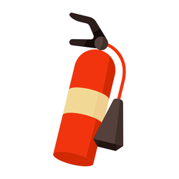 Fire Extinguisher Colorful Flat PNG & SVG Design For T-Shirts