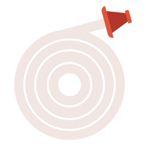 Icono colorido de manguera de fuego Diseño PNG