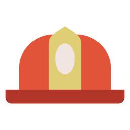 Firefighter helmet colorful icon PNG Design