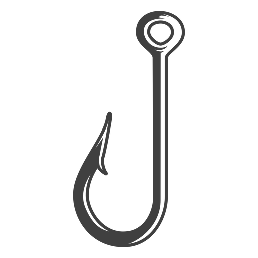 Fishing hook illustration PNG Design