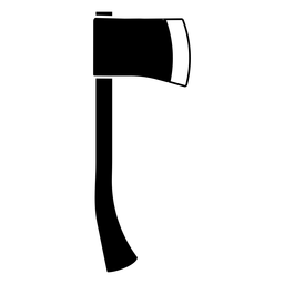 Silueta de icono de hacha de haché Diseño PNG