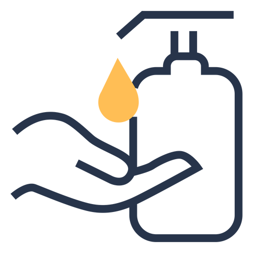 Hand liquid soap icon