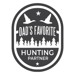 Emblema de parceiro de caça