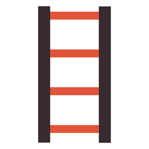 Icono colorido de escalera