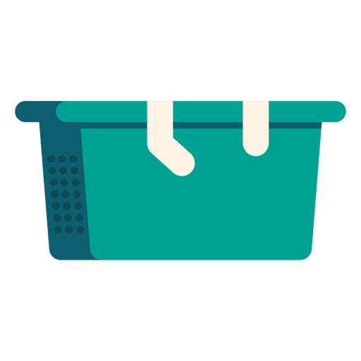 Laundry basket colorful icon PNG Design