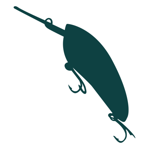 Download Lure two hook bait silhouette - Transparent PNG & SVG ...