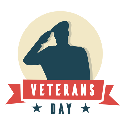 Download Military salute veterans day flat - Transparent PNG & SVG ...