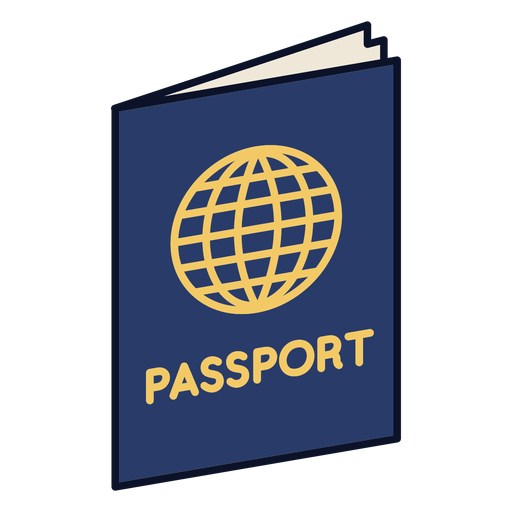 Passport Colorful Icon Stroke Transparent Png Svg Vector File - Riset