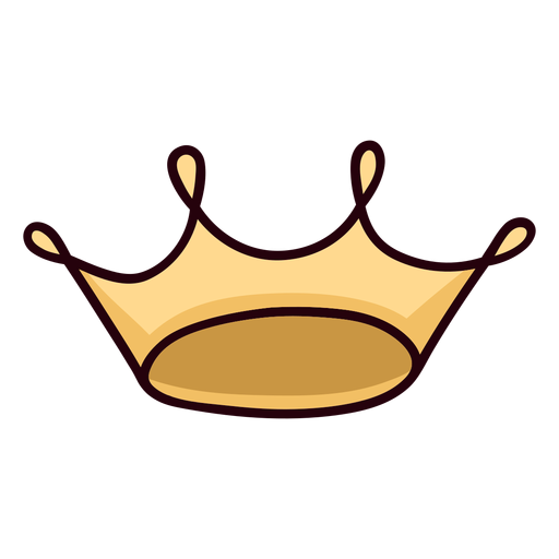 Corona de reina trazo de icono colorido - Descargar PNG ...