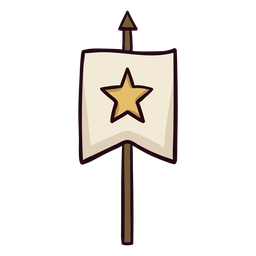 Royal banner colorful icon stroke Royal banner colorful icon stroke
