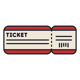 Travel Ticket Icon Stroke Transparent Png Svg Vector File