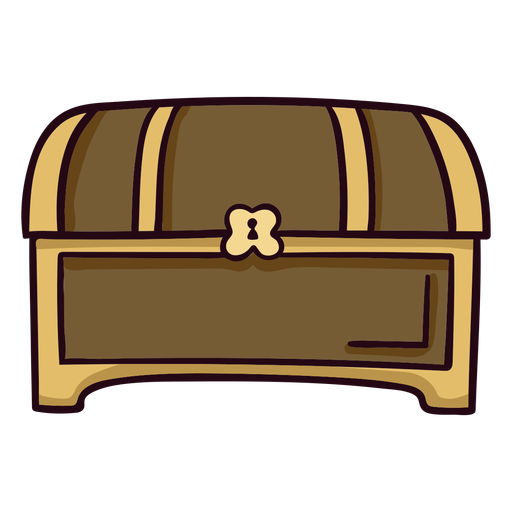 Treasure chest colorful icon stroke