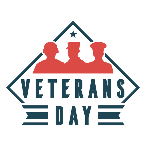 Día de los veteranos de estados unidos plano