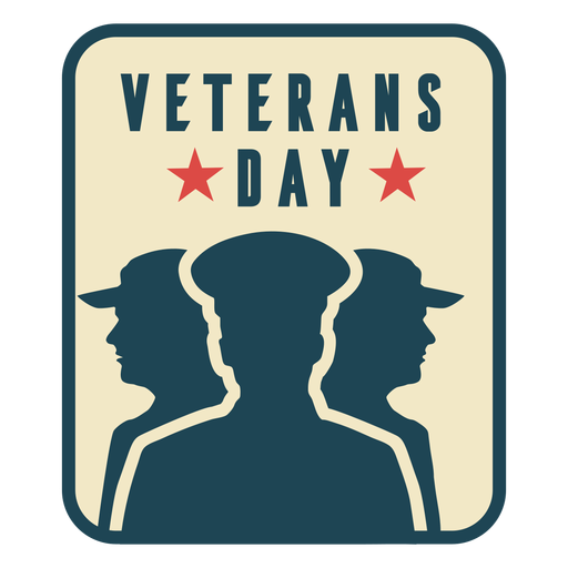 Plano del día de los veteranos