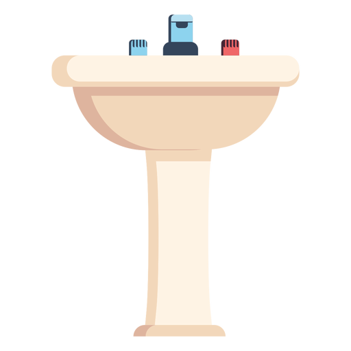Washbasin colorful icon PNG Design