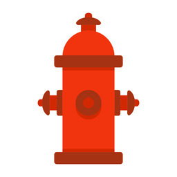 Boca de agua colorida plana Diseño PNG