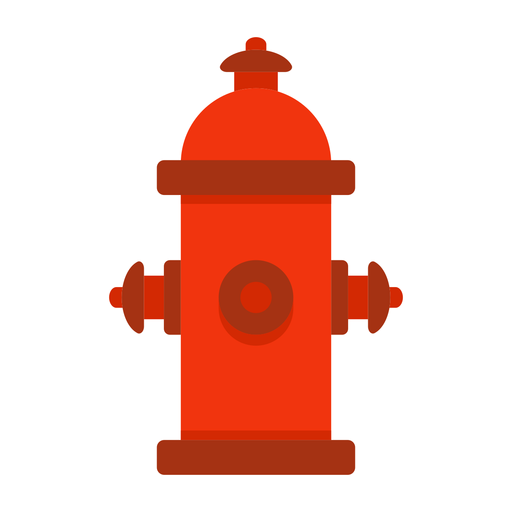 Wasser Hydrant bunte Wohnung PNG-Design