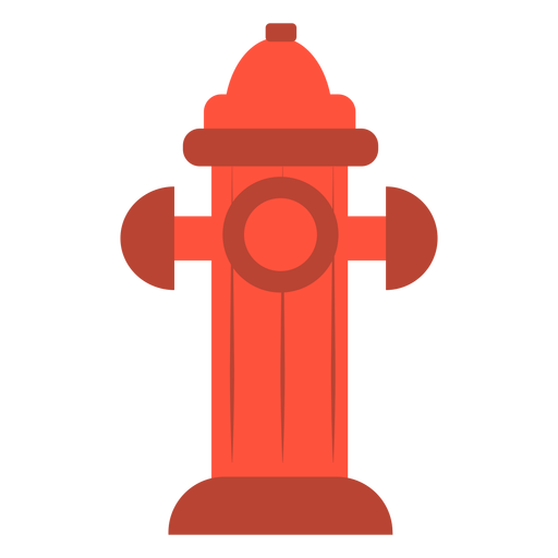 Wasser Hydrant flach PNG-Design