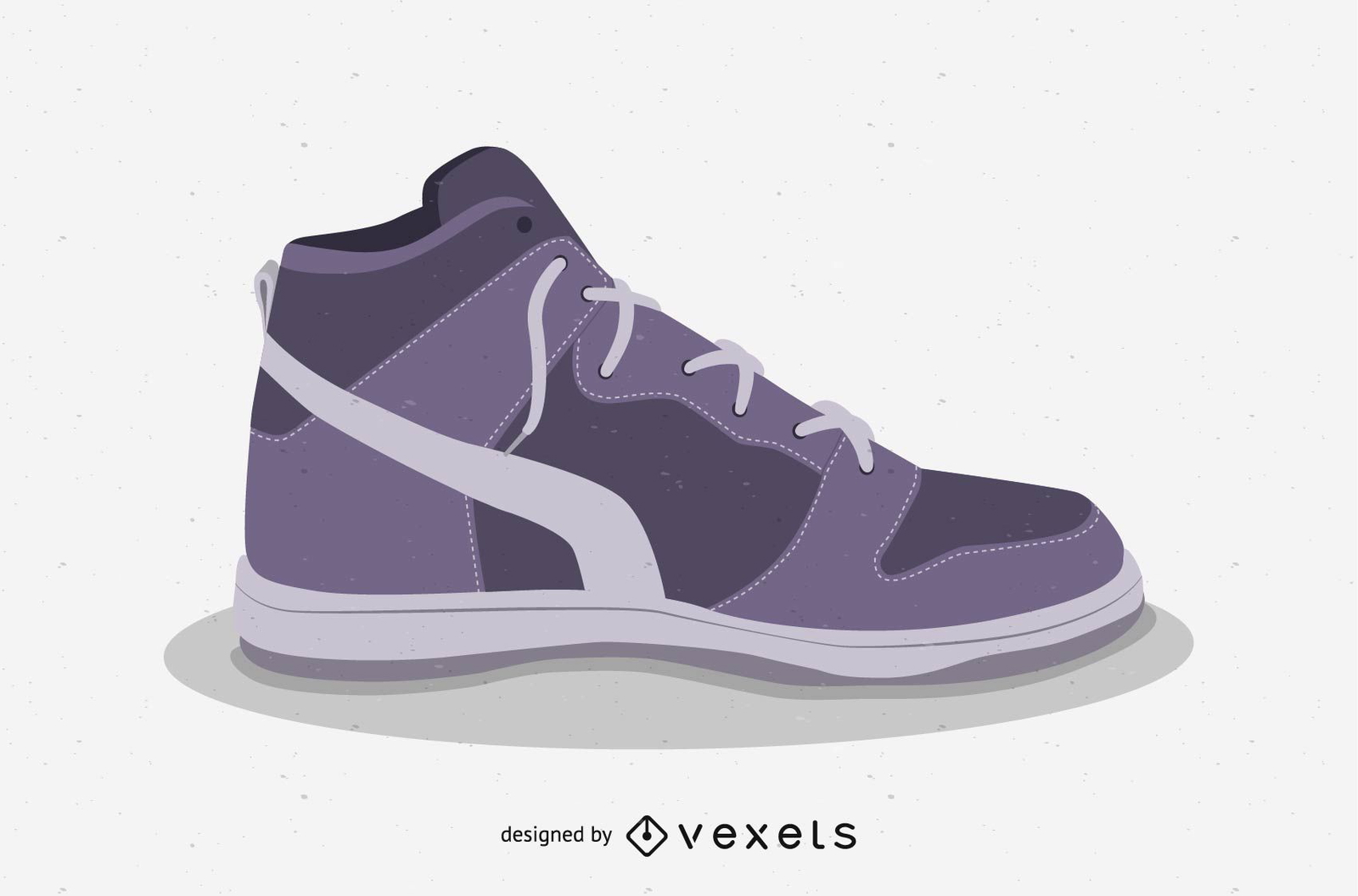 Basketball shoes vector