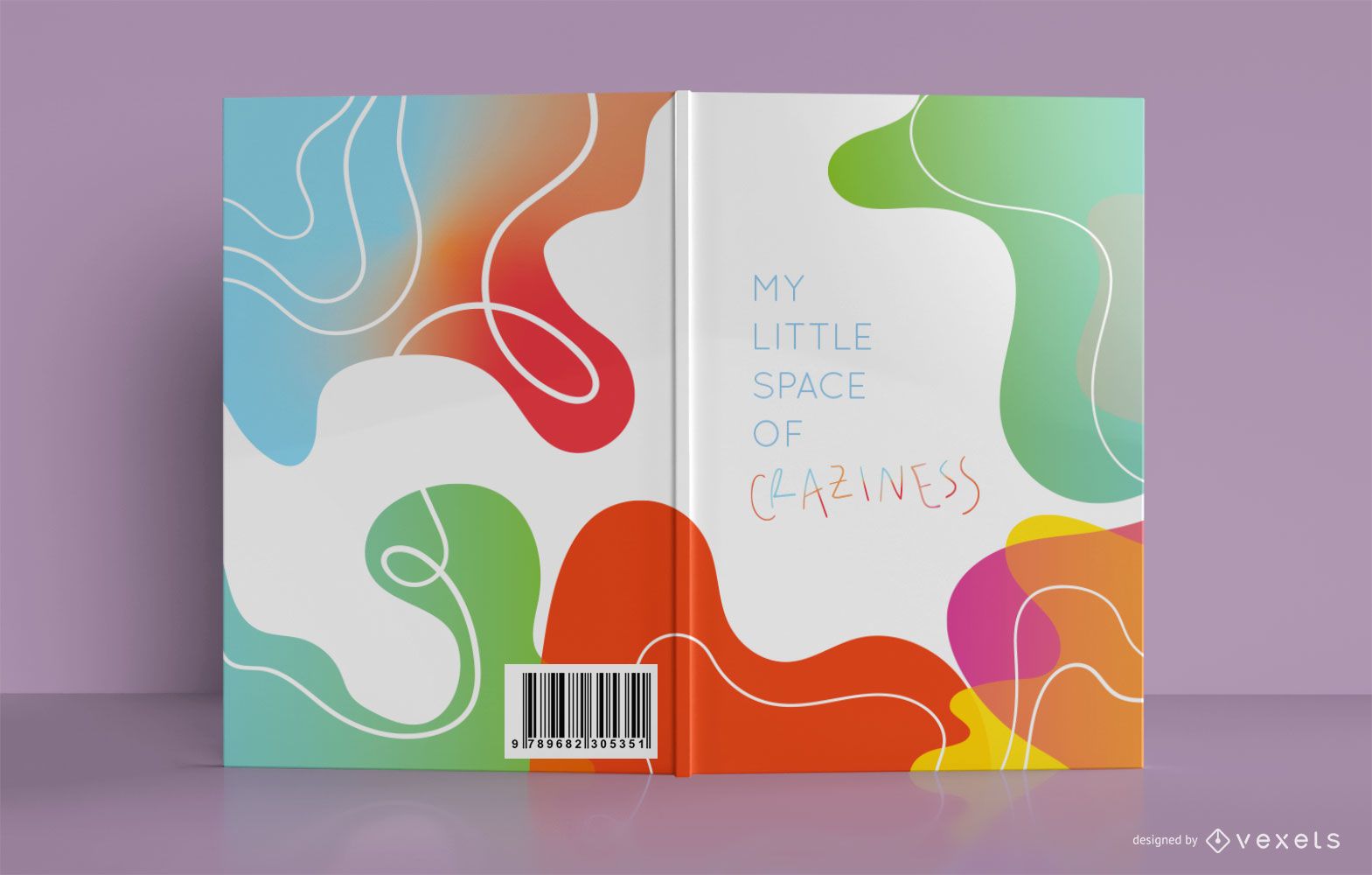Desenho abstrato da capa do livro