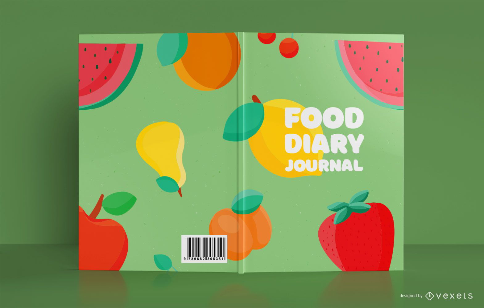 Diseño de portada de diario de alimentos