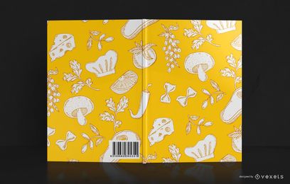 Food Pattern Book Cover Design