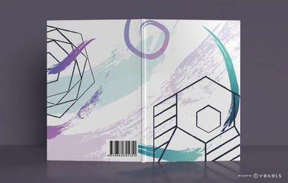Geometric Abstract Book Cover Design Geometric Abstract Book Cover Design