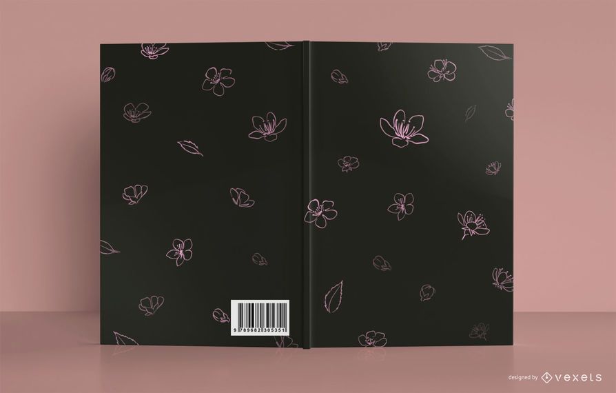 Floral Meditation Book Cover Design Floral Meditation Book Cover Design