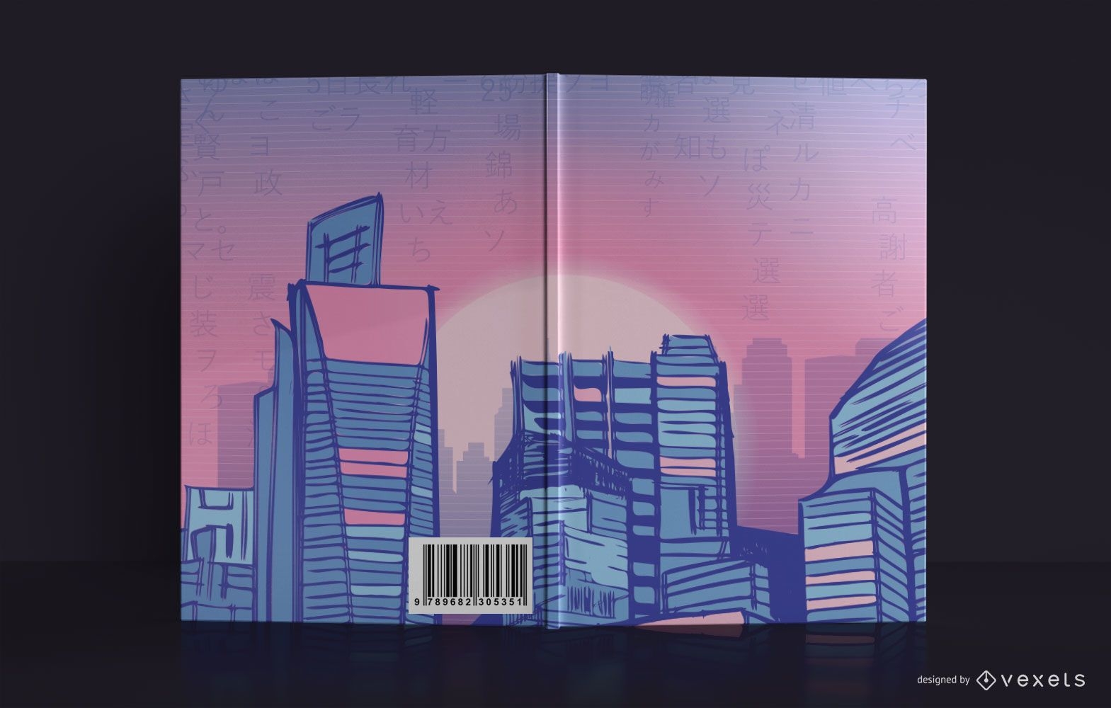 Cityline Skizzenbuch Buchcover Design