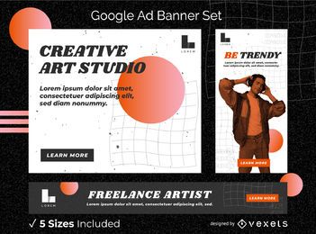 Artist ads banner set