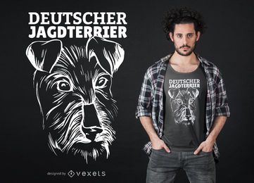 Diseño de camiseta Deutscher Jagdterrier