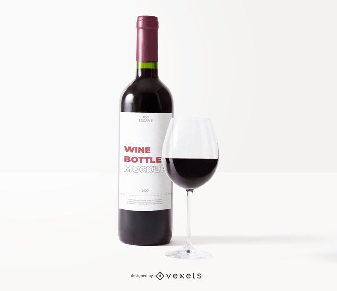 wine bottle label glass mockup wine bottle label glass mockup