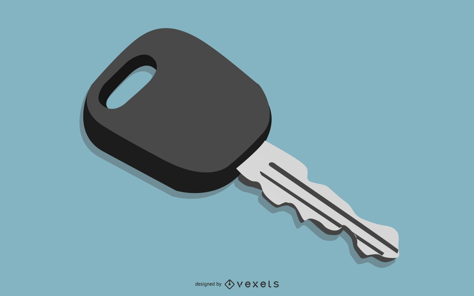 3D Car Key Design 