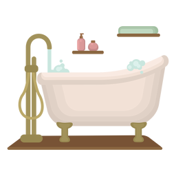 Woman with drink bathtub silhouette - Transparent PNG & SVG vector file