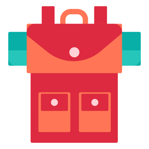 Download Camping backpack flat - Transparent PNG & SVG vector file