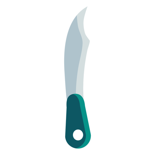 Camping knife flat PNG Design